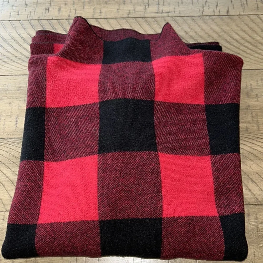 🌴 Tommy Bahama 🇧🇸 Mock 🐢Neck Sweater Buffalo🦬 Scotland🏴󠁧󠁢󠁳󠁣󠁴󠁿 Plaid